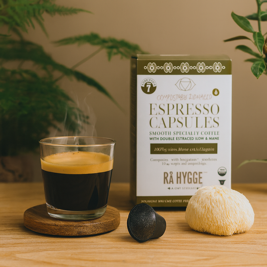 Compostable Coffee Capsules with Lion's Mane BIO (Nespresso compatible) 10 pcs