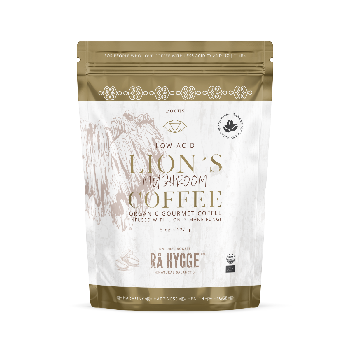 Lion's Mane Mushroom Coffee Whole beans 227 g
