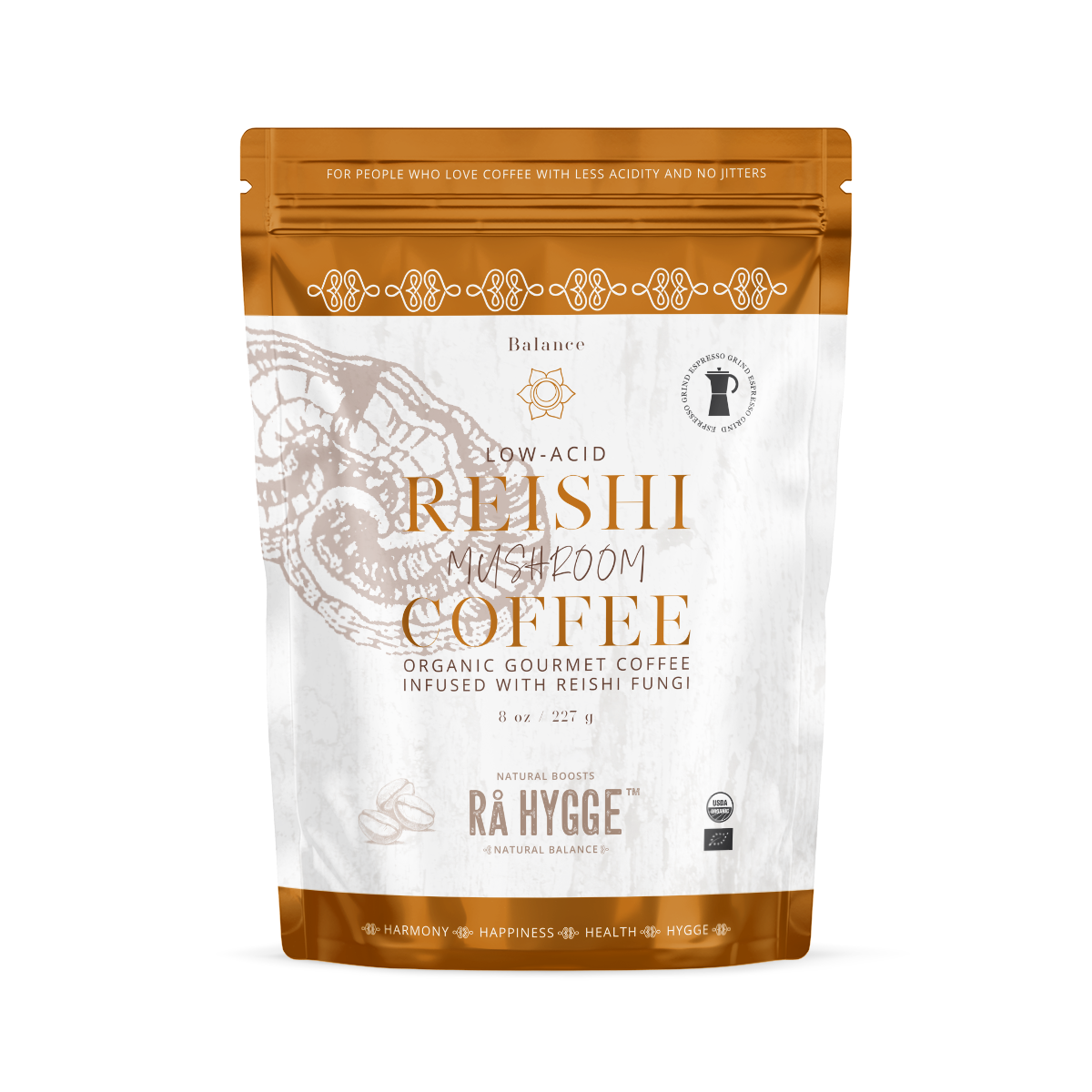 Reishi Mushroom Coffee Espresso ground 227 g