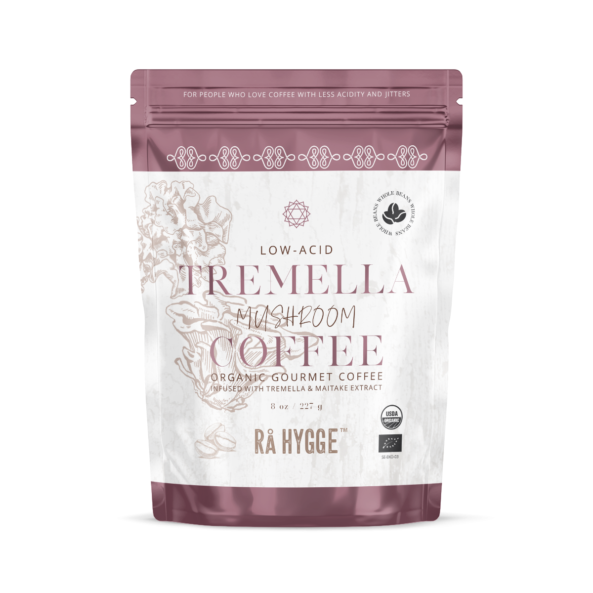 Tremella Mushroom Coffee Whole beans 227 g / 8 oz