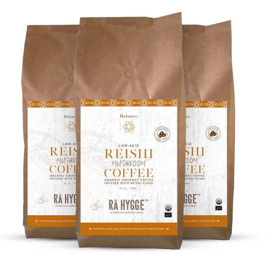 Adaptogen Calm Bundle: Supersize Reishi Specialty Coffee Pack 3 x 1 kg / 35.27 oz
