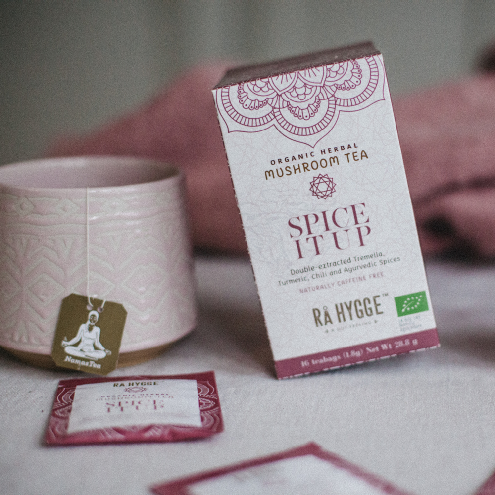 Spice It Up- Organic Herbal Tea & Spices w. Tremella Mushrooms - 16 Tea Bags 1.8g (29g)