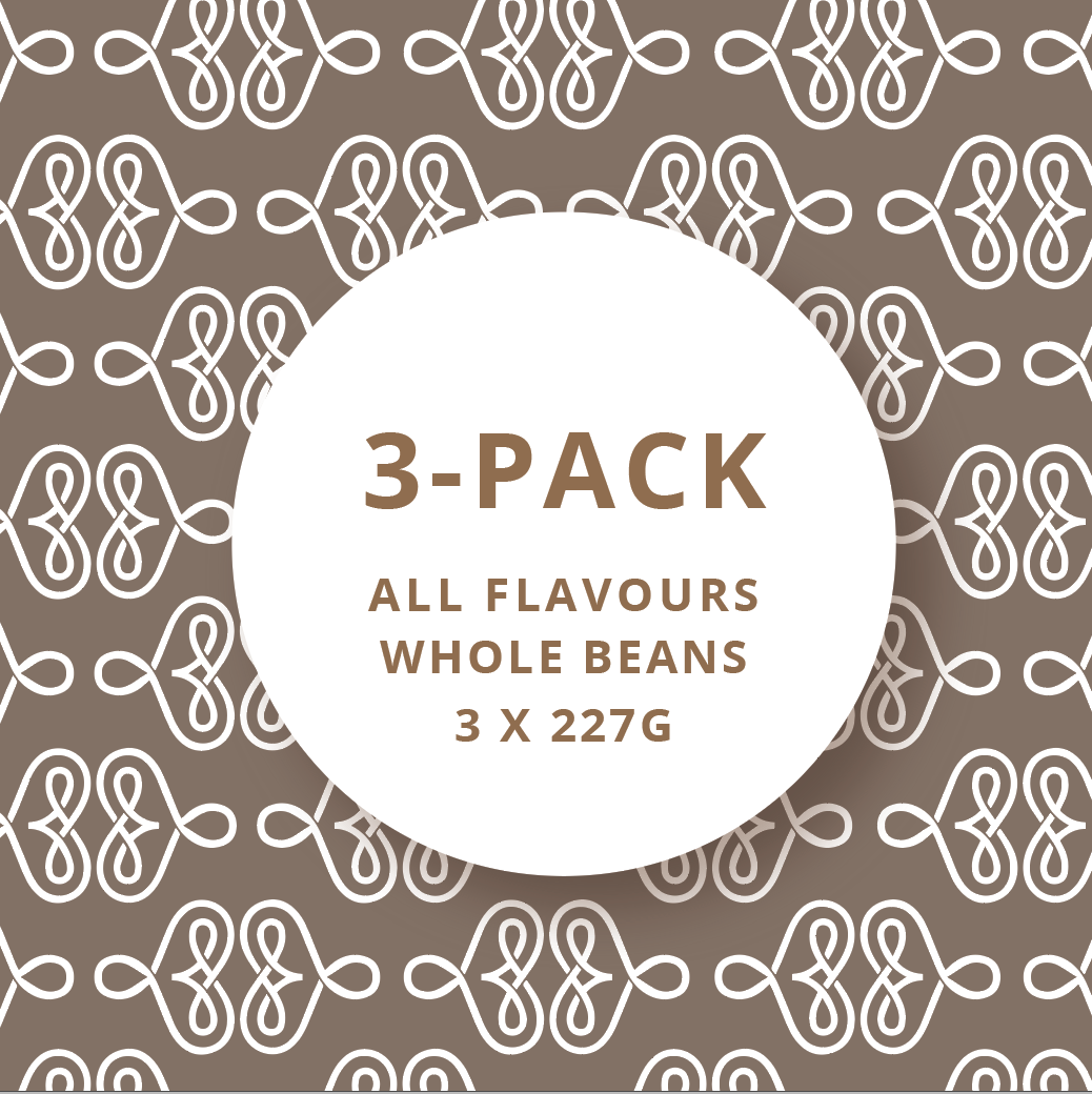 3-Pack - Variety Whole beans 227 g / 8 oz