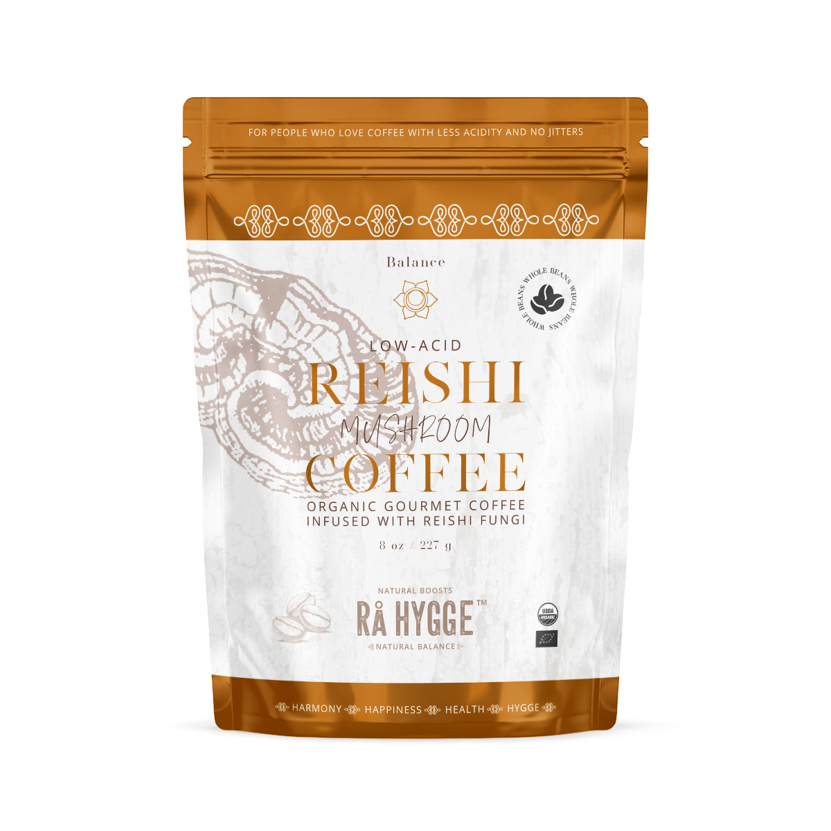Reishi Mushroom Coffee Whole beans 227 g / 8 oz