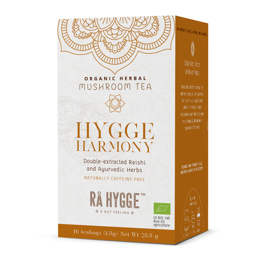 Hygge Harmony - Organic Herbal Tea w. Reishi Mushrooms - 16 Tea Bags 1.8g (29g)